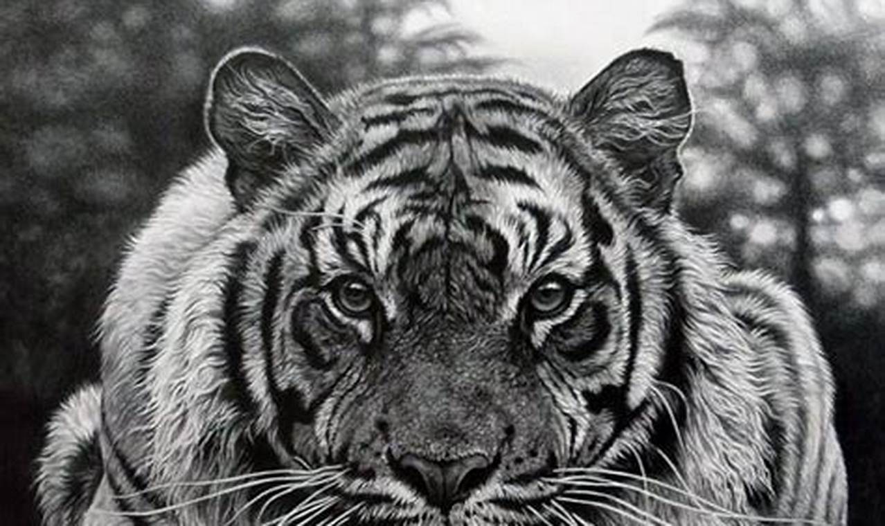 Pencil Sketches of Wild Animals: Capturing the Essence of the Untamed
