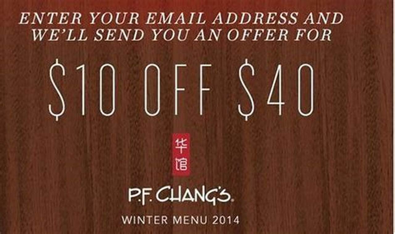 Pf Changs Coupons 2024