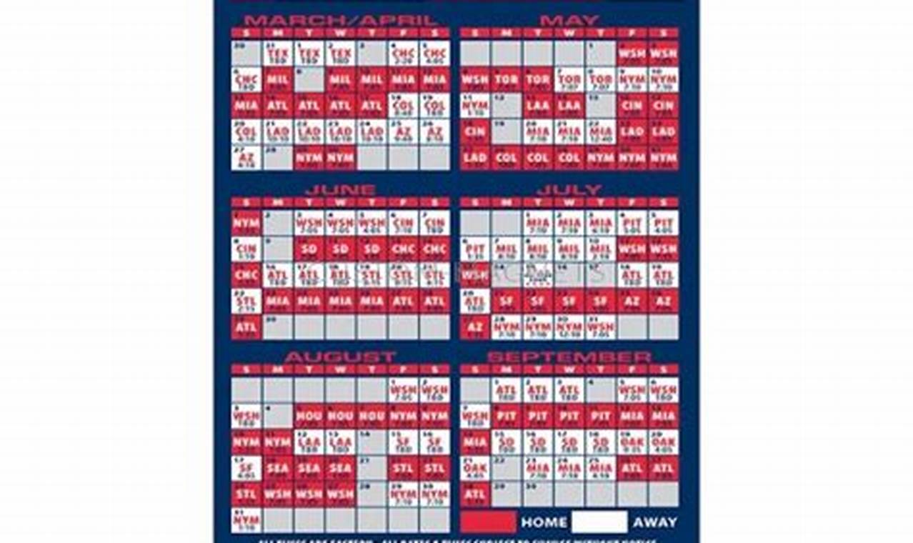 Phillies Schedule 2024 Printable