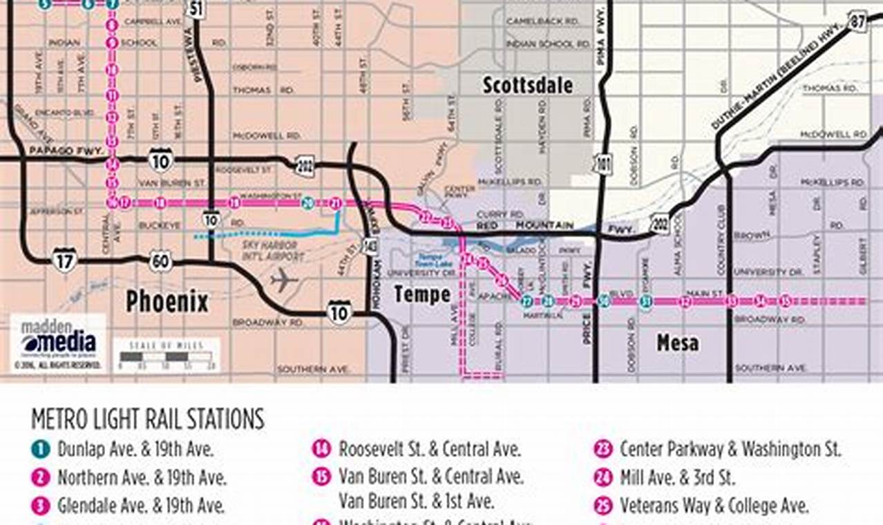 Phoenix Light Parade 2024 Route Map