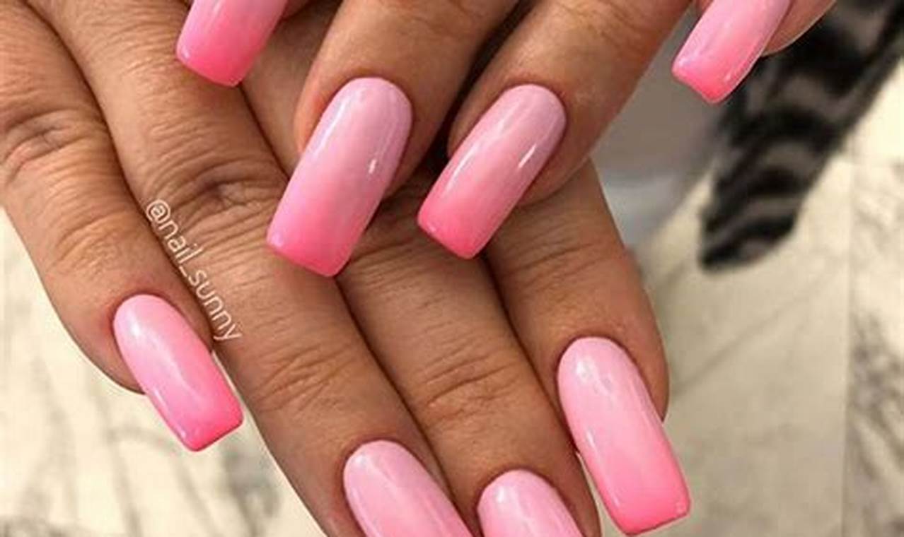 Pink Ombre Nail Designs 2024