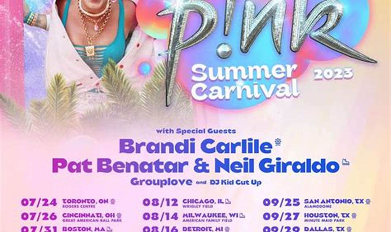 Pink Summer Carnival Tour Setlist 2024