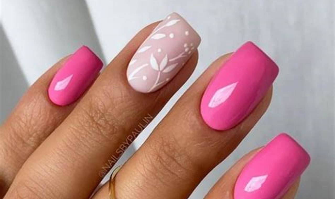 Pink Summer Nails 2024