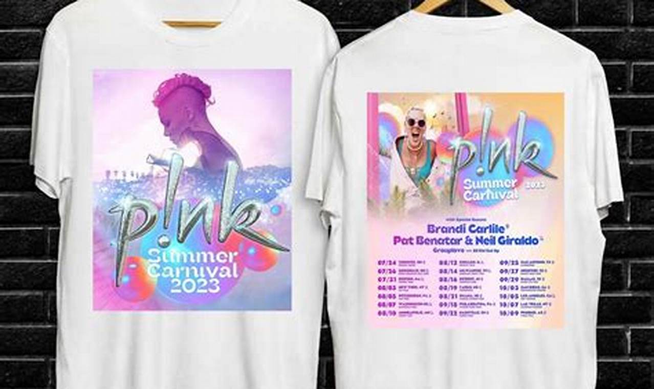 Pink Tour Shirt 2024