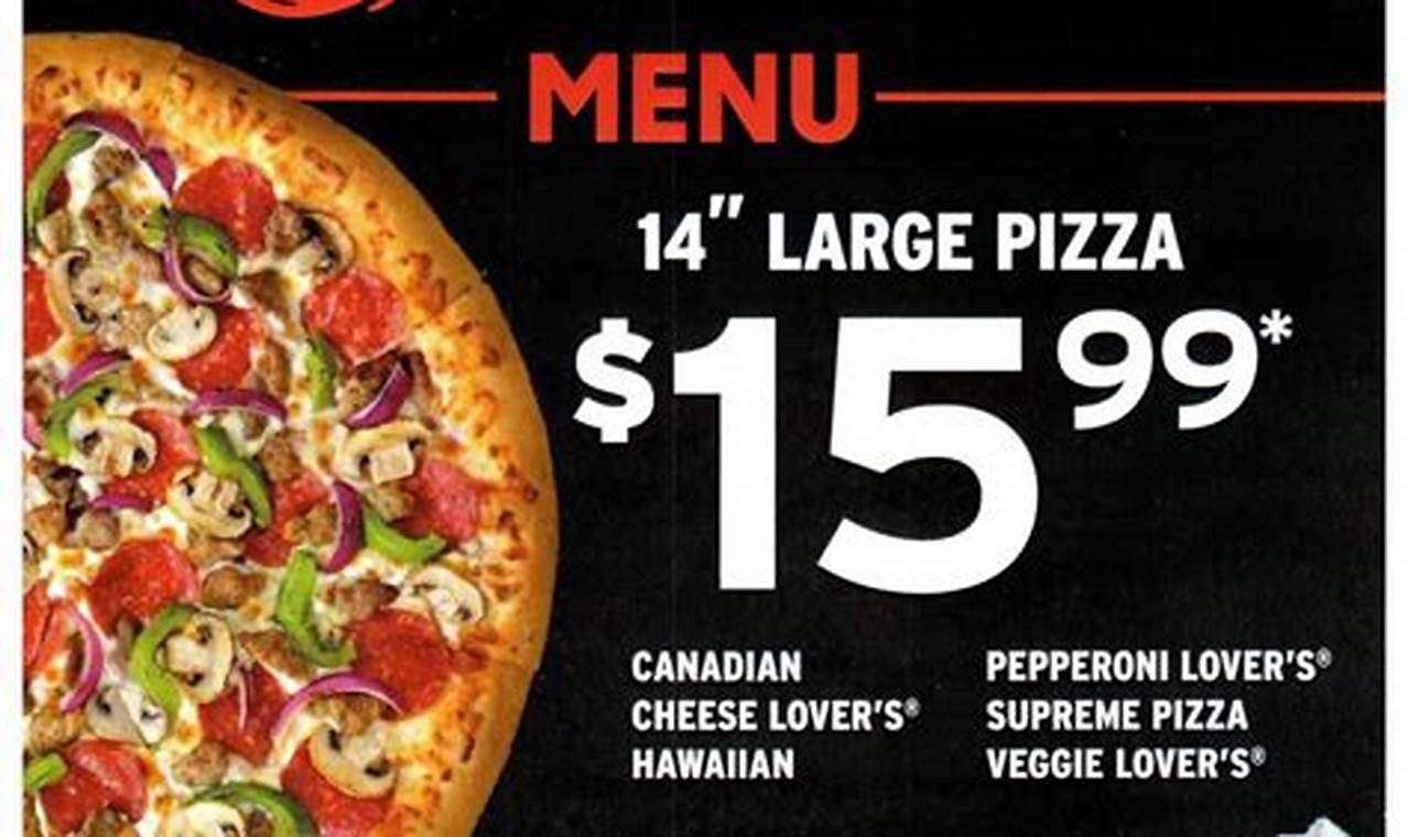 Pizza Hut Menu And Prices 2024 Specials