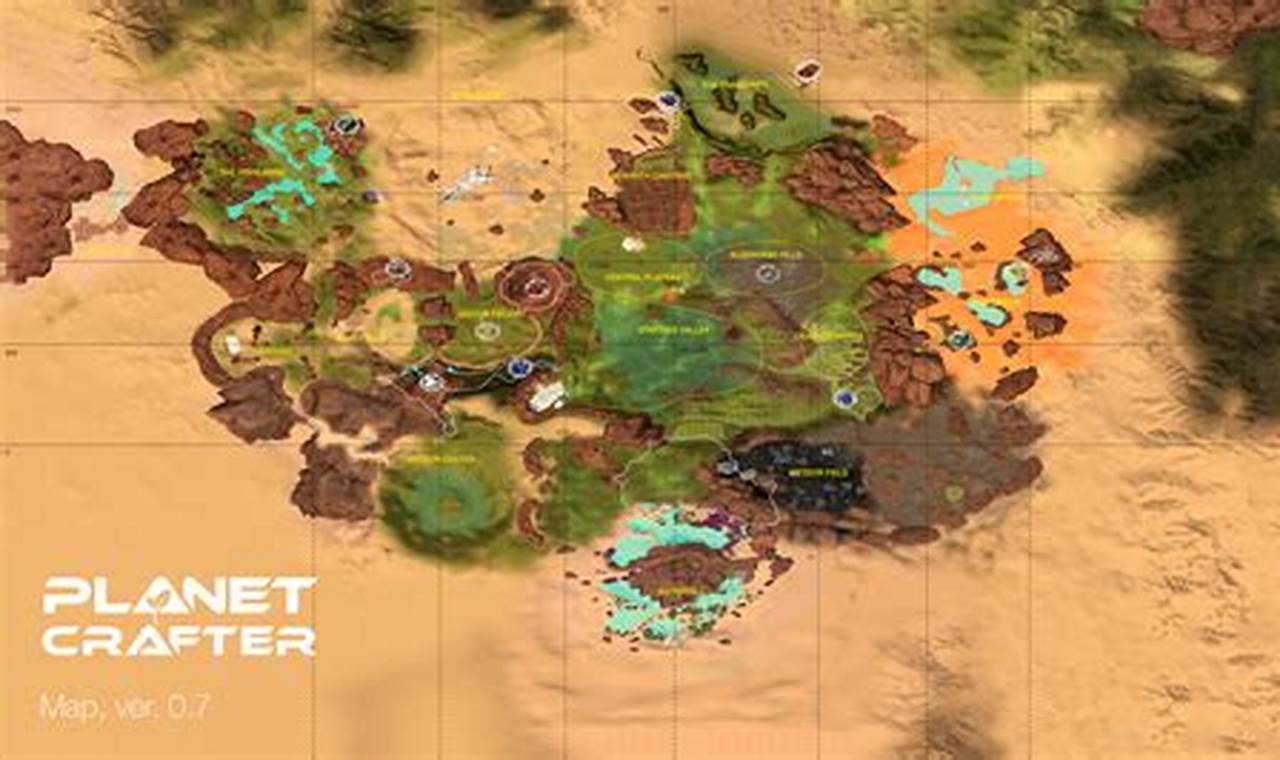 Planet Crafter Map 2024