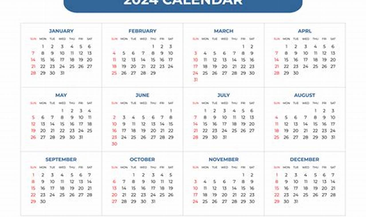 Plantillas De Calendarios 2024