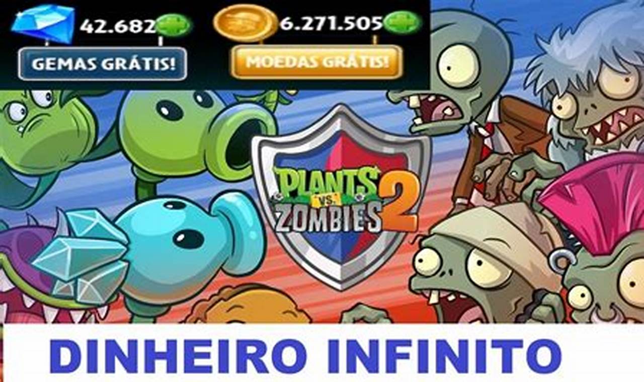 Plants Vs Zombies 2 Dinheiro Infinito Android