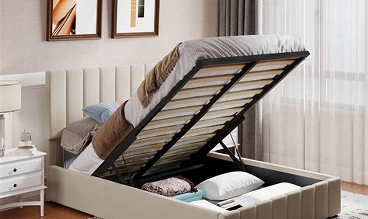 Platform Bed Frame With Storage