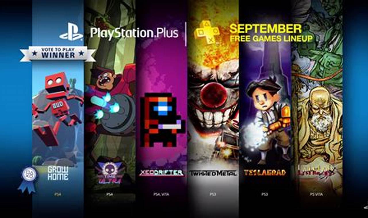 Playstation Plus Free Games For September 2024