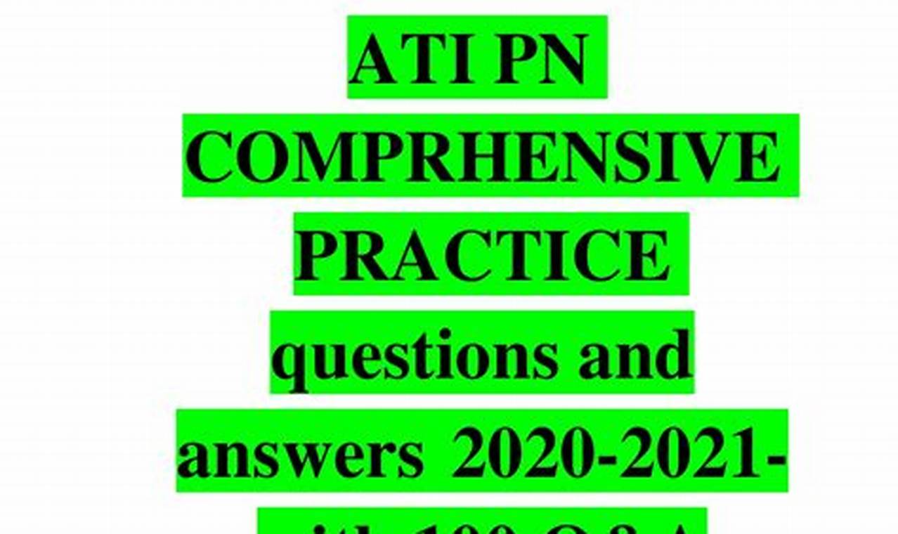 Pn Comprehensive Online Practice 2024 B With Ngn Quizlet