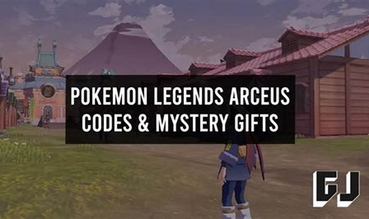 Pokemon Arceus Codes 2024