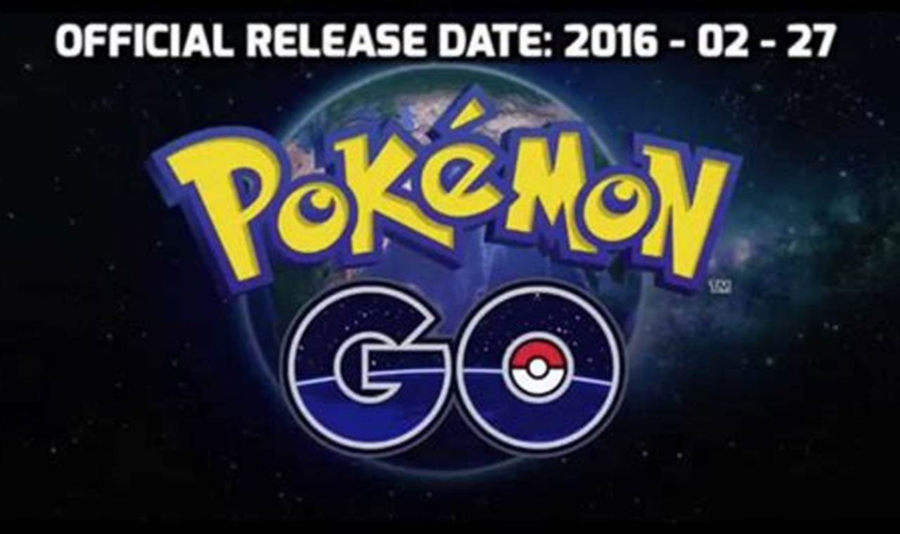 Pokemongo Release Date 2024