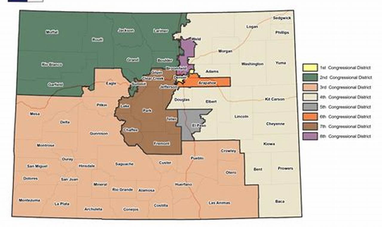Political Map Of Colorado 2024