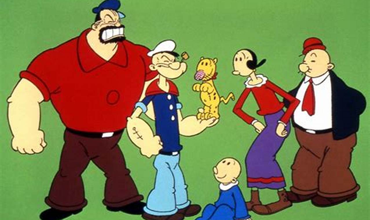 Popeye The Sailor Man Characters