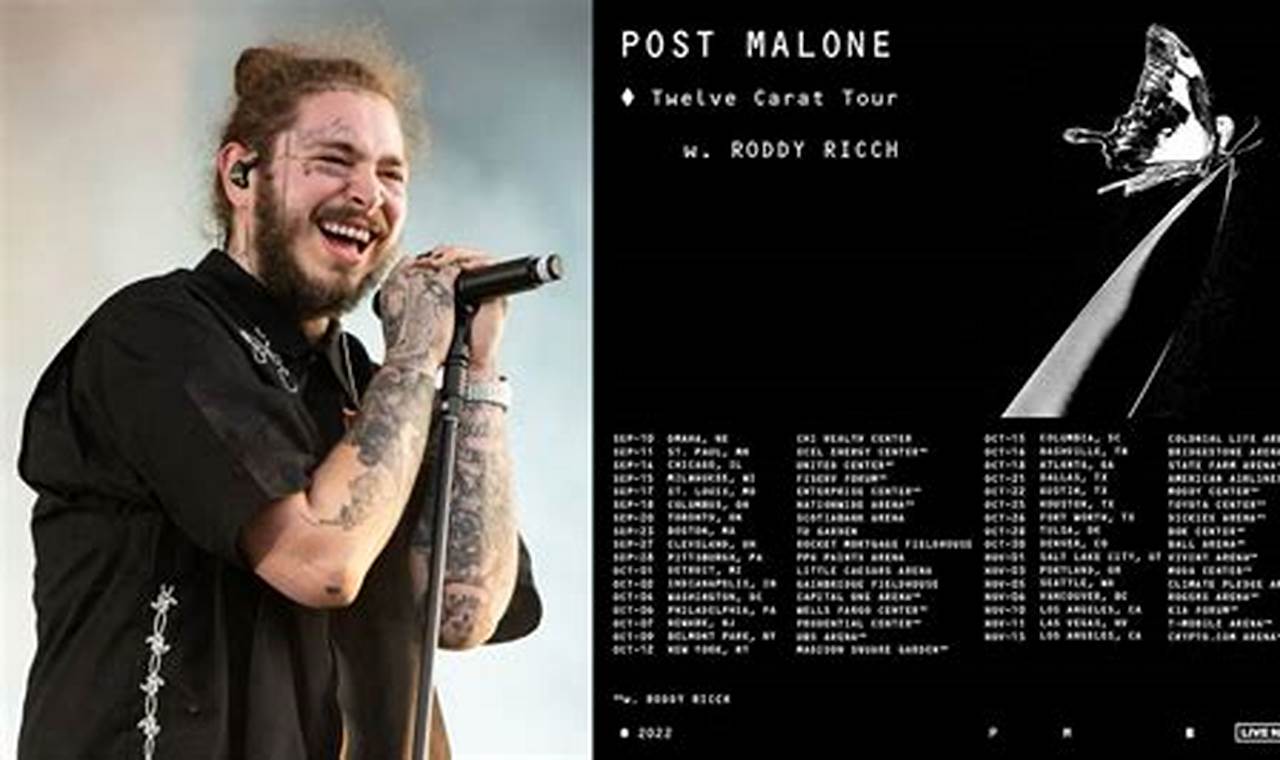 Post Malone 2024 Tour Setlist