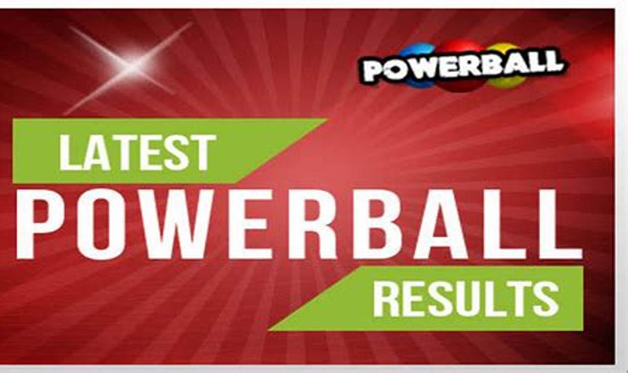 Powerball Results 16 February 2024