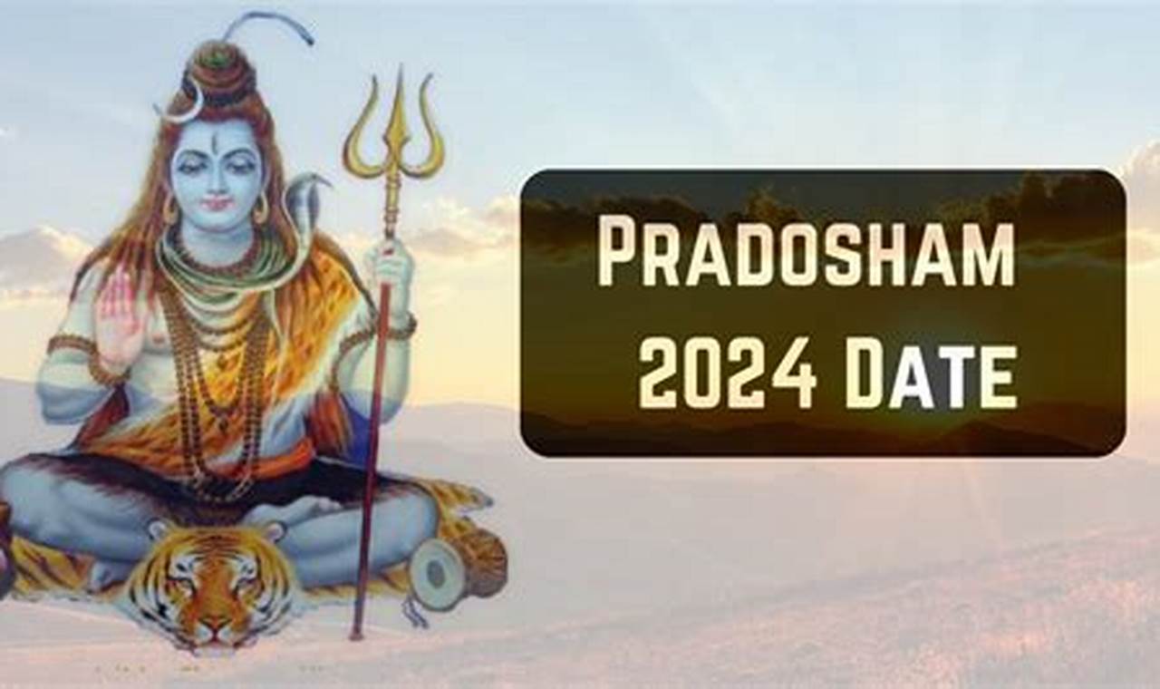 Pradosham Dates 2024