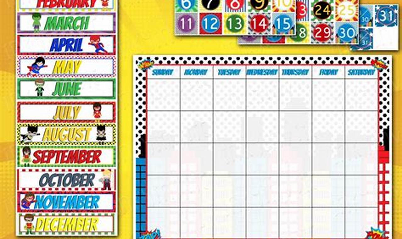 Preschool Calendar Clipart