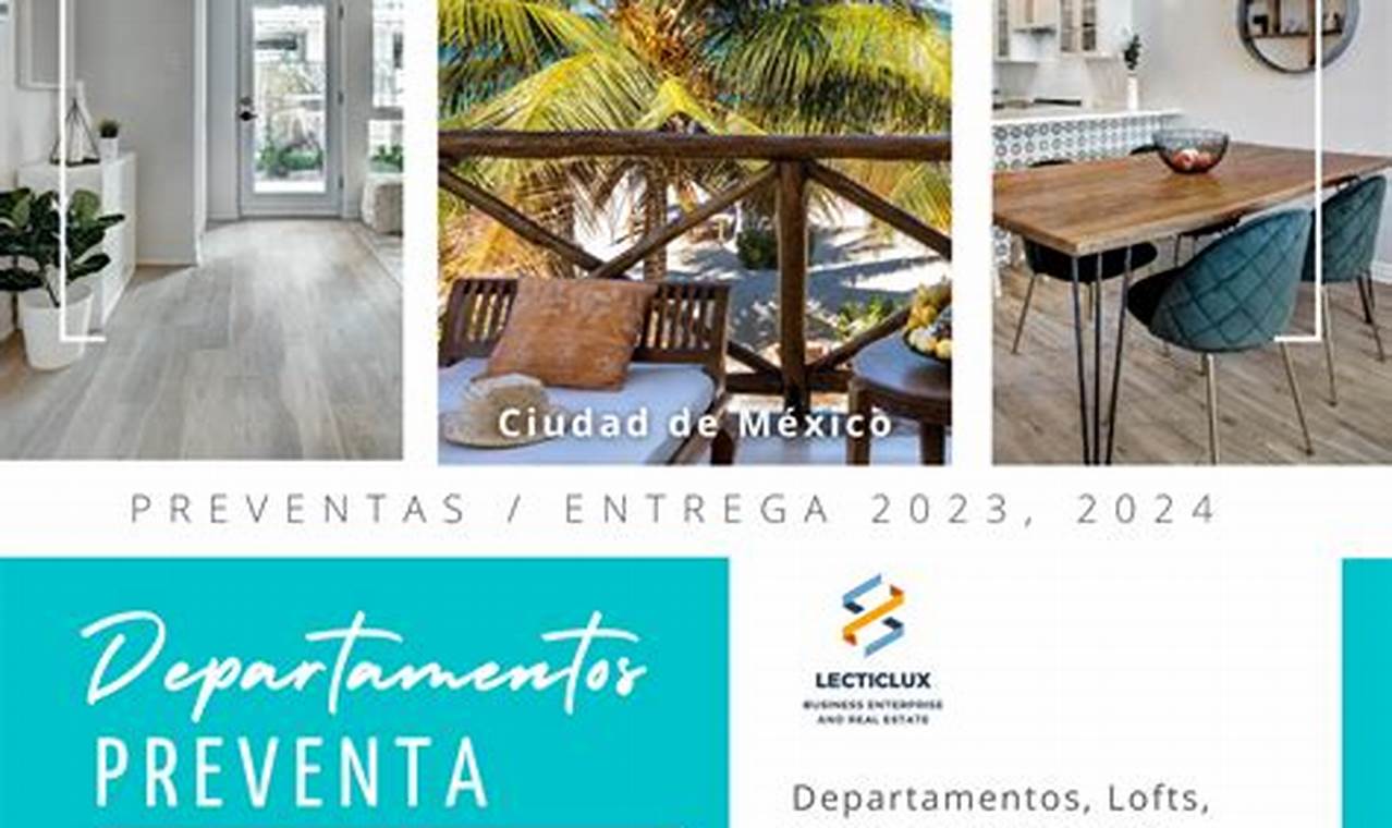 Preventa Departamentos Cdmx 2024