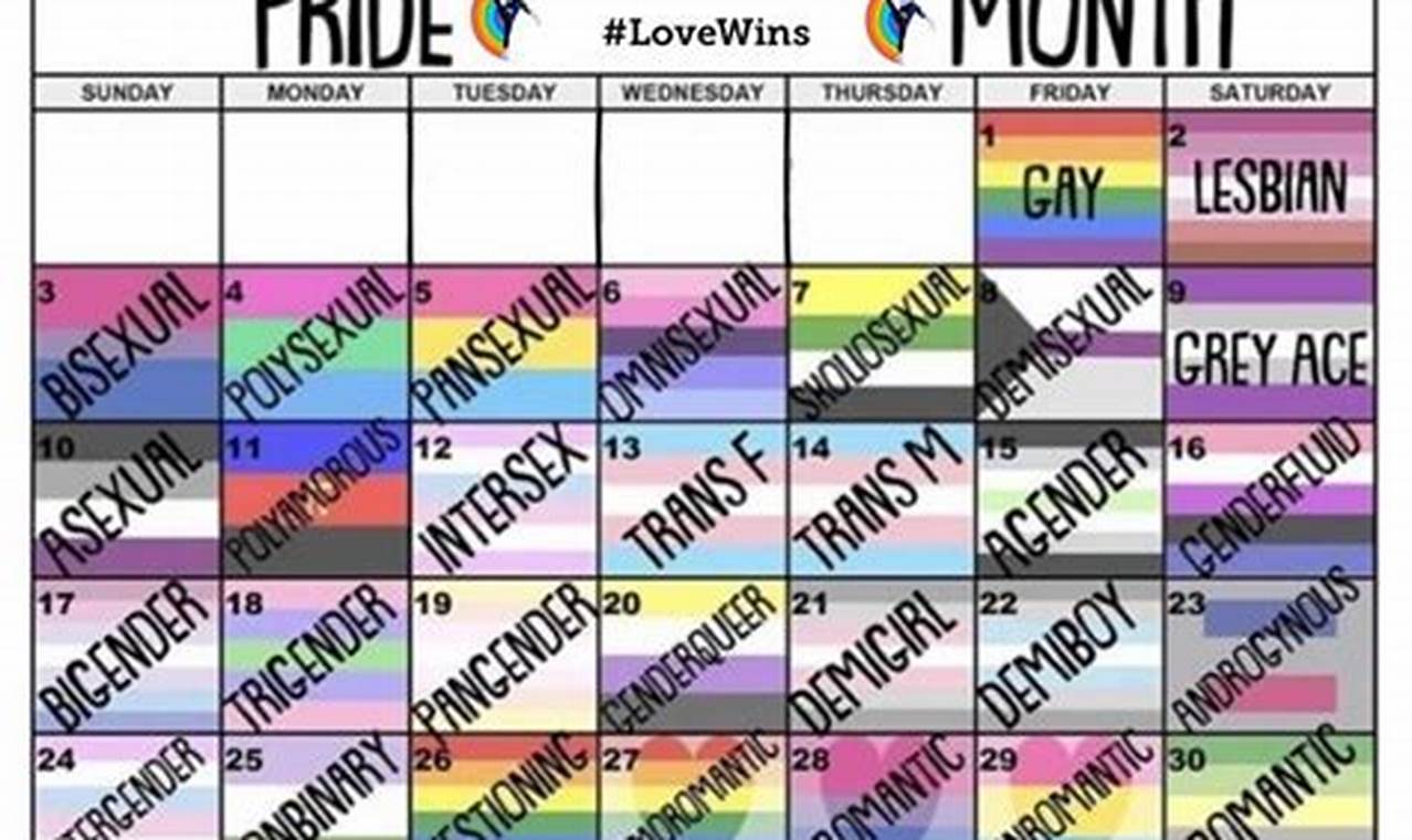 Pride Month 2024 Calendar Of Eventseye