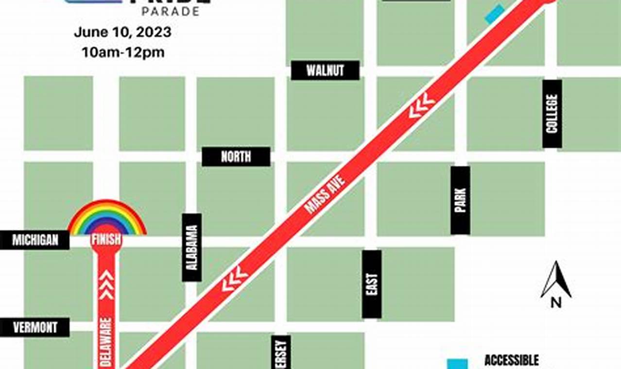 Pride Parade Route Map 2024
