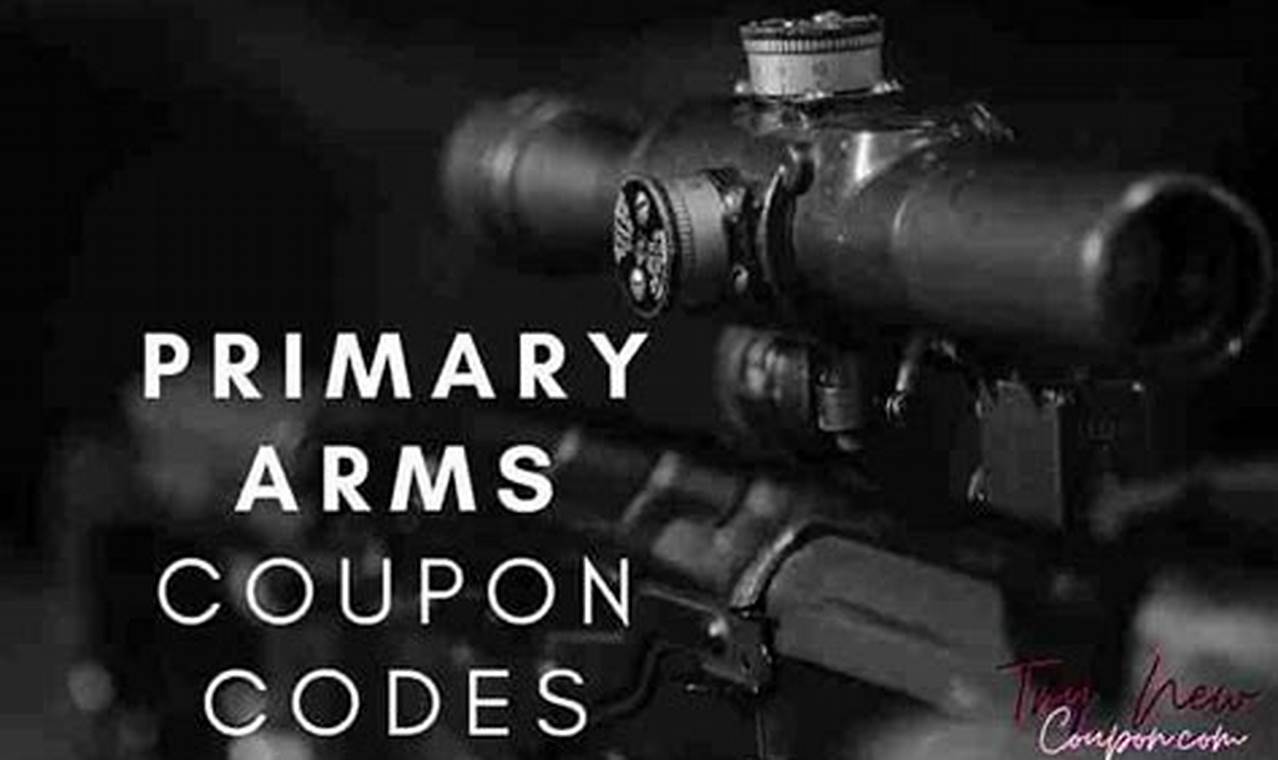 Primary Arms Coupon Code 2024