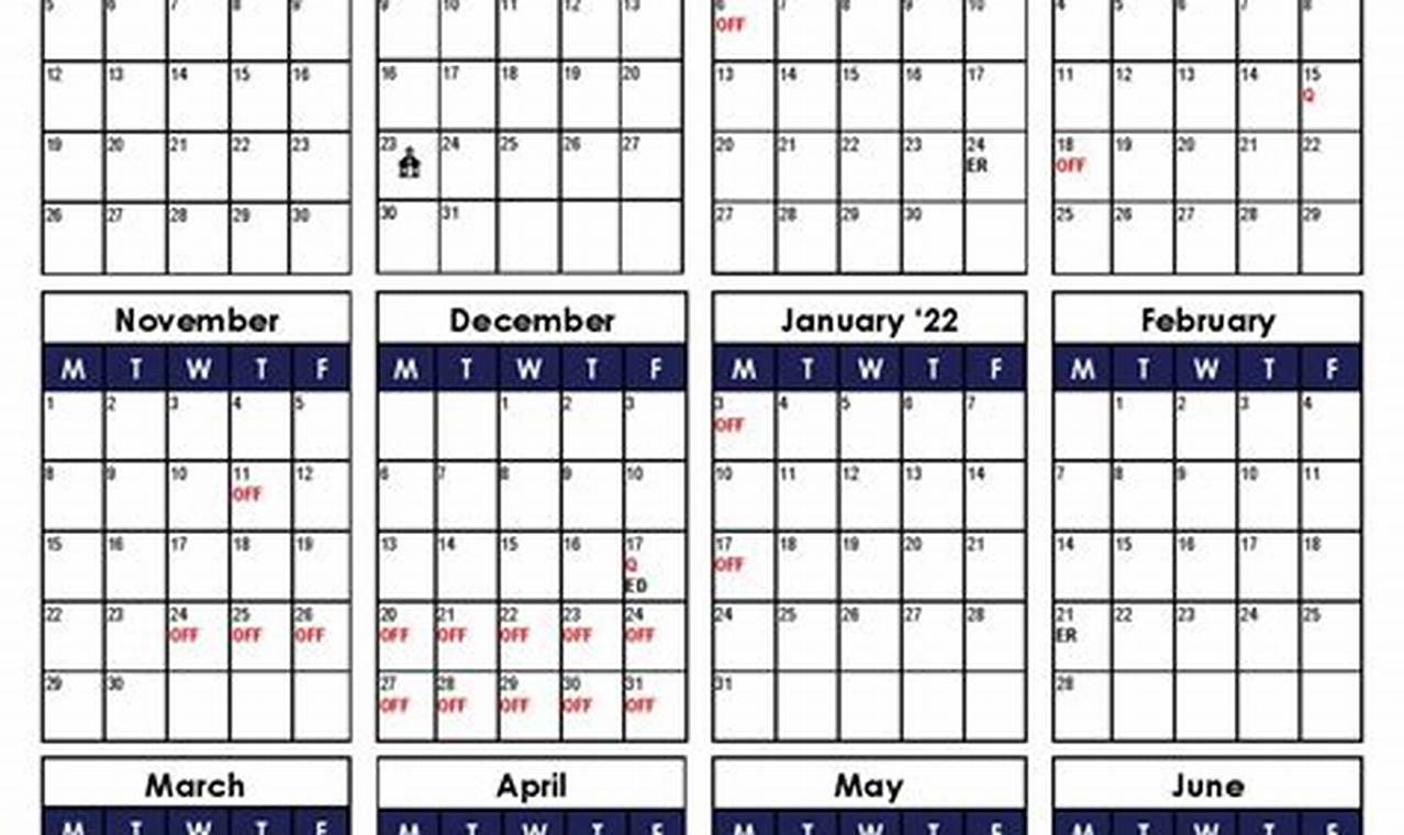 Princeton Calendar 2024-24