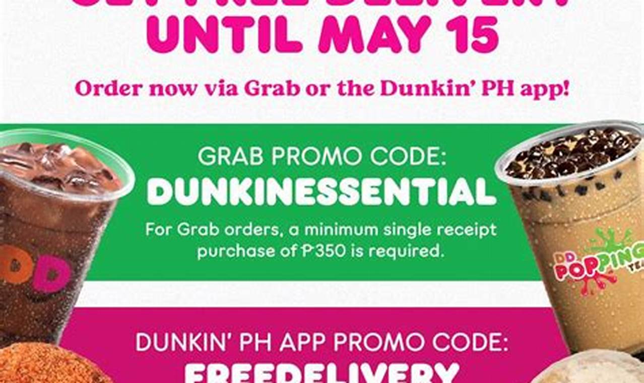 Promo Code For Dunkin App