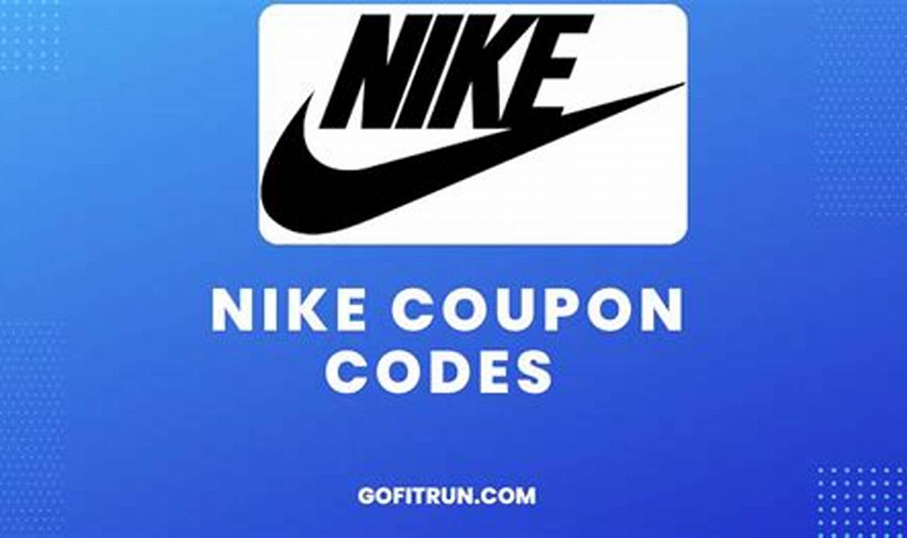Promo Codes For Nike Shoes 2024