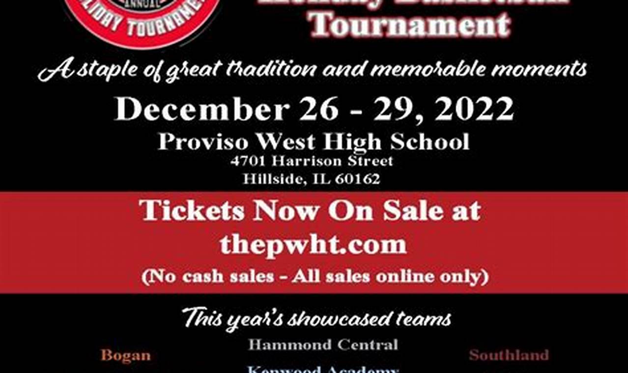 Proviso West Holiday Tournament 2024 Tickets
