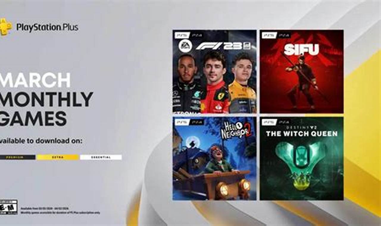 Ps Plus Games For March 2024