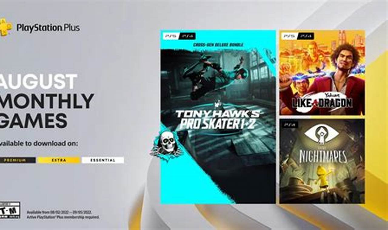 Ps Plus Monthly Games August 2024