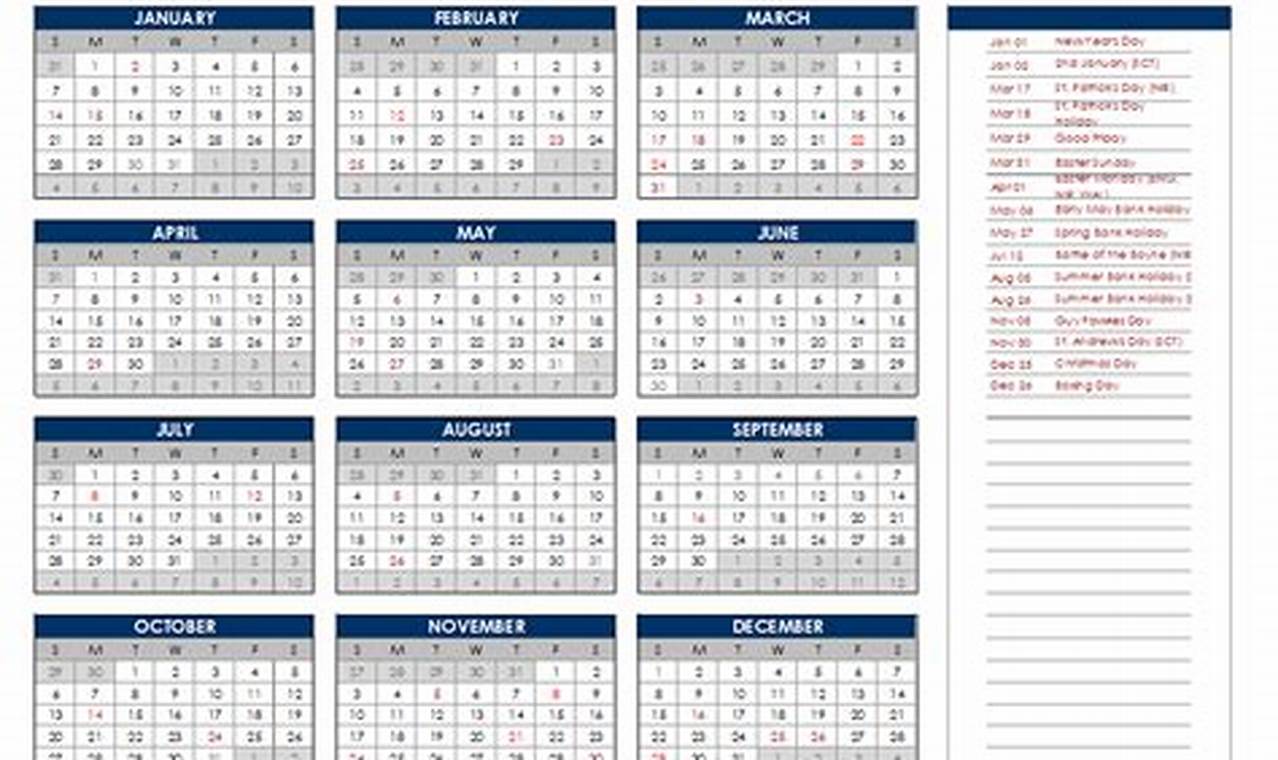 Public Holidays Uk 2024 Calendar