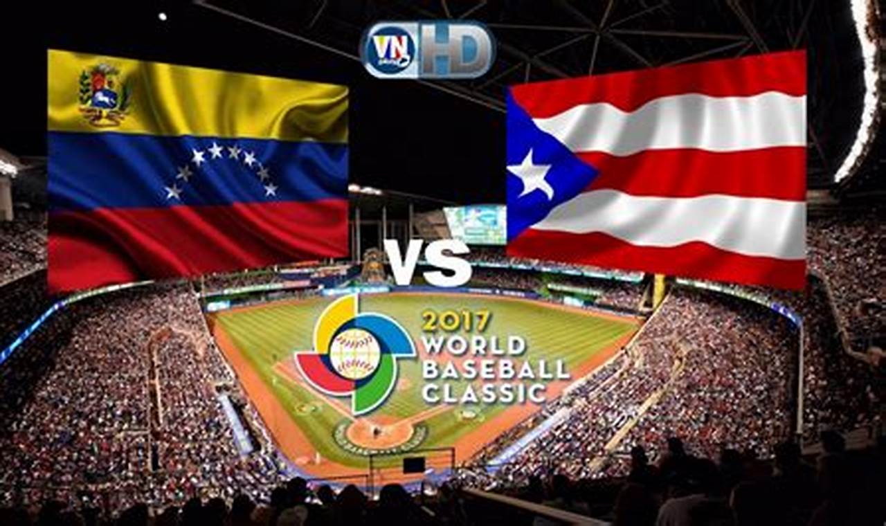 Puerto Rico Vs Venezuela Baseball 2024