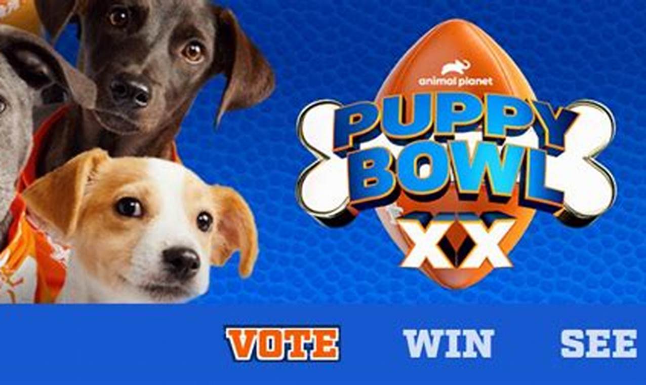 Puppy Bowl 2024 Vote