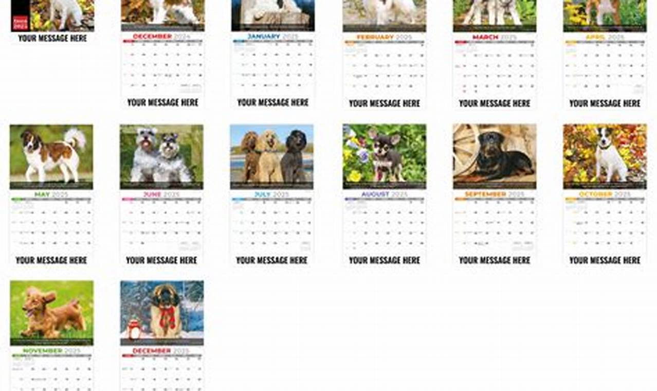 Puppy Calendar 2024