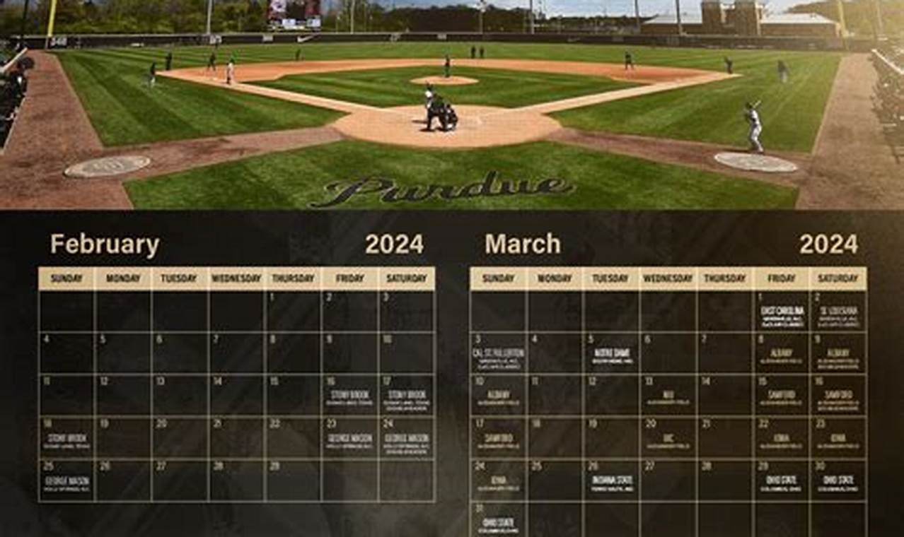 Purdue Softball Schedule 2024