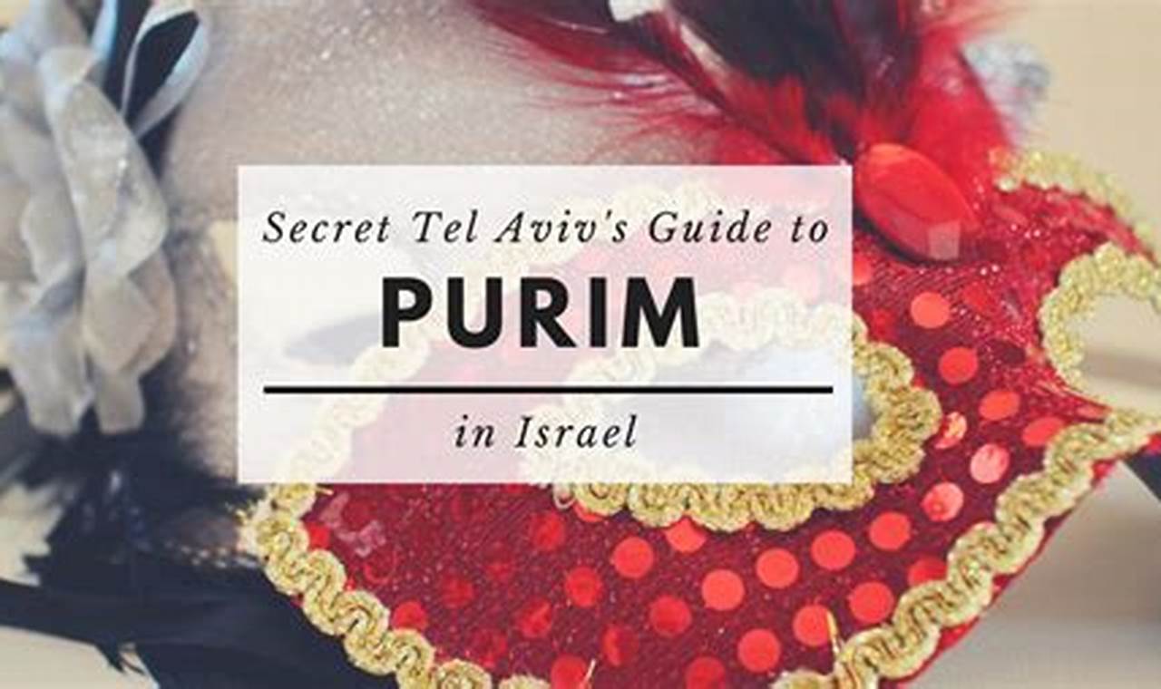 Purim 2024 Israel Time