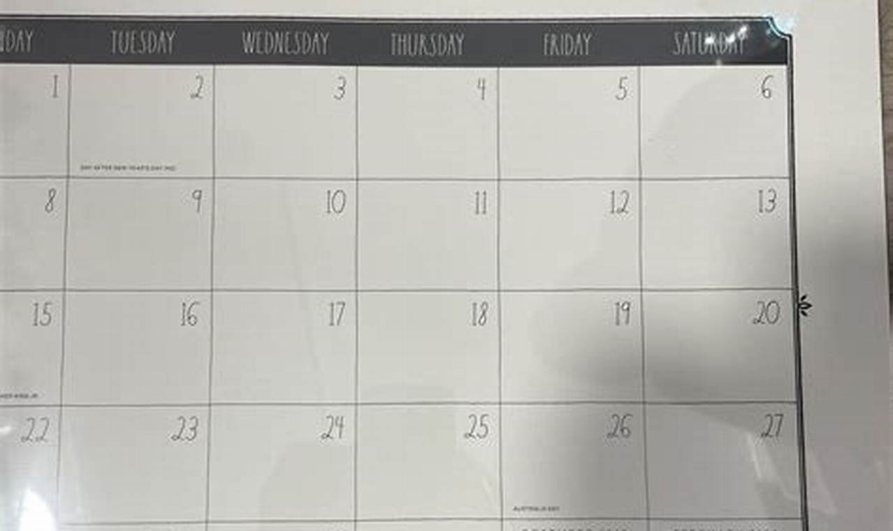 Rae Dunn Desk Calendar 2024