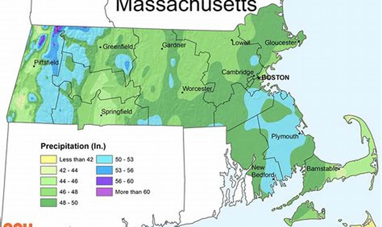 Rainfall Totals Massachusetts 2024