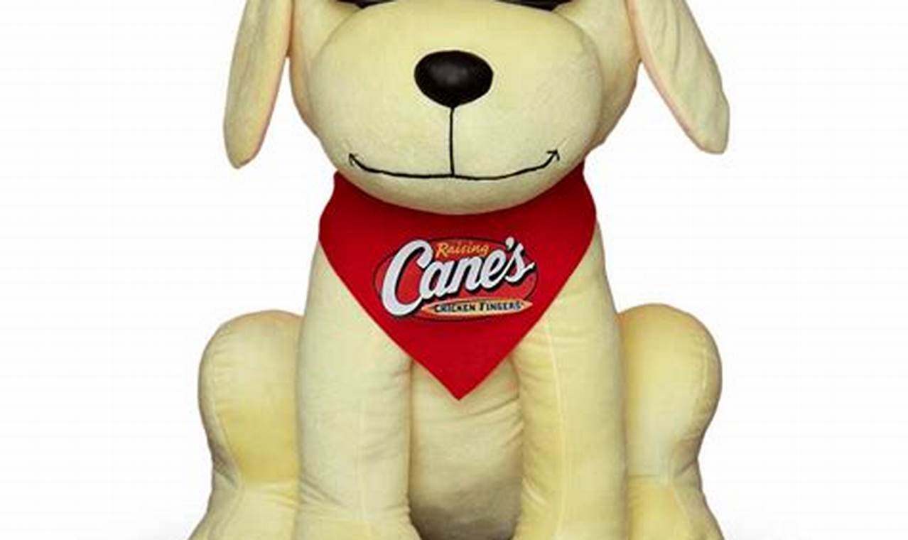 Raising Cane's Dog Plush 2024