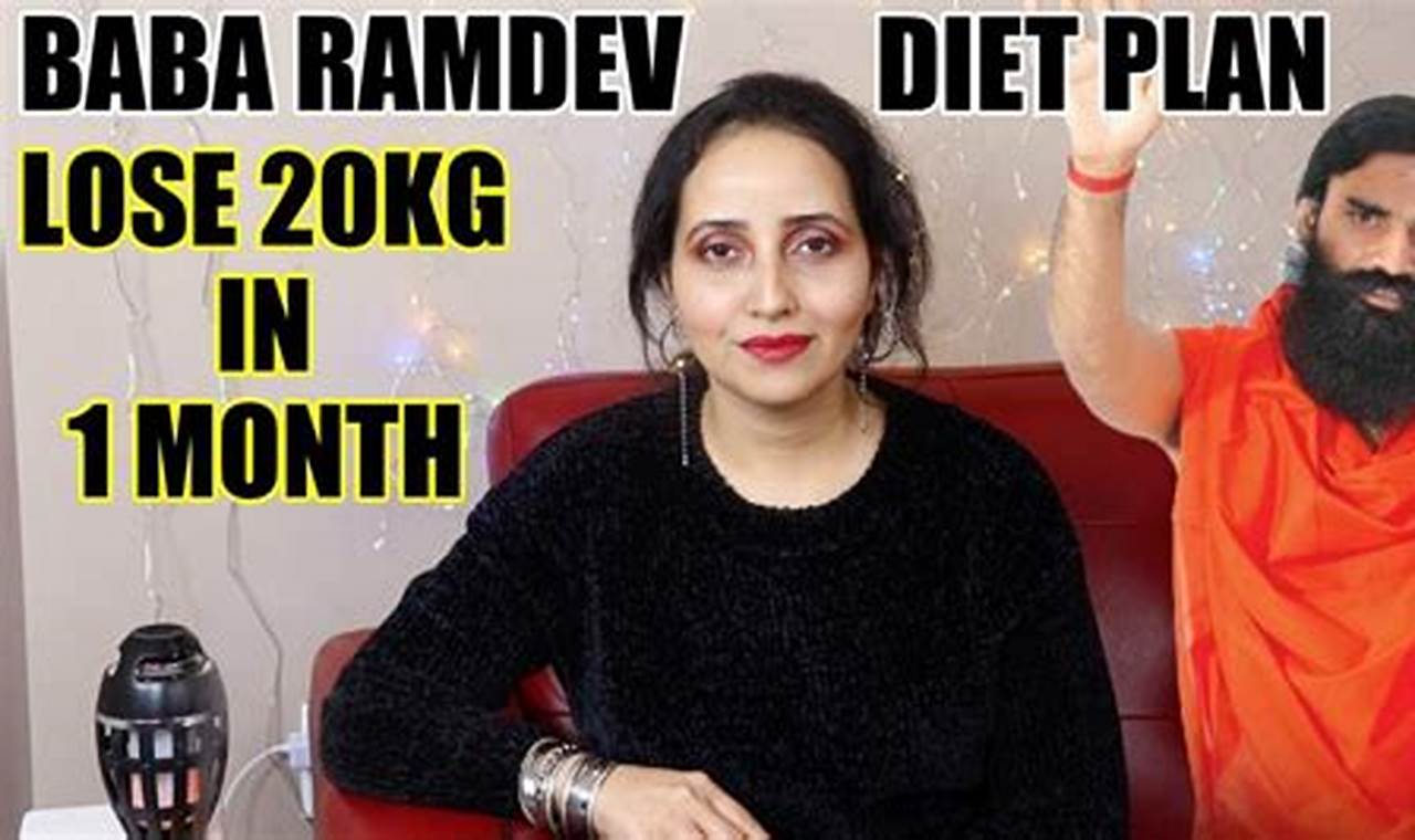 Ramdev Baba Yoga For Weight Loss Diet Chart