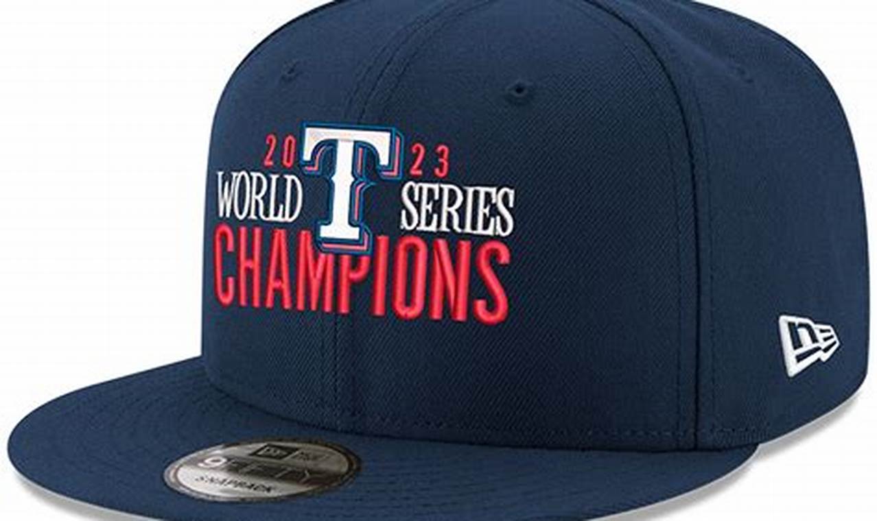 Rangers 2024 World Series Hat