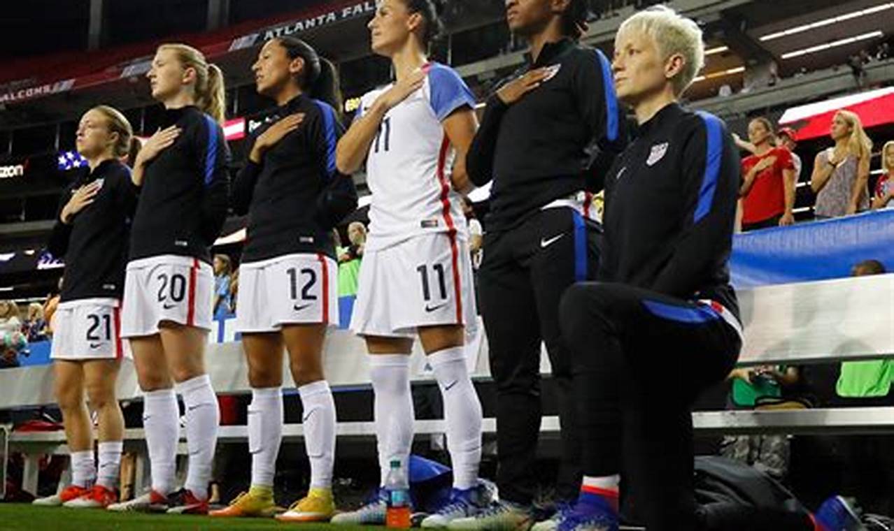 Rapinoe National Anthem 2024