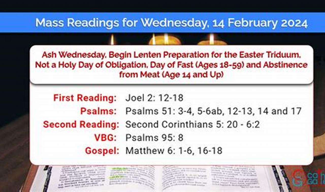 Readings For June 4 2024 Mass