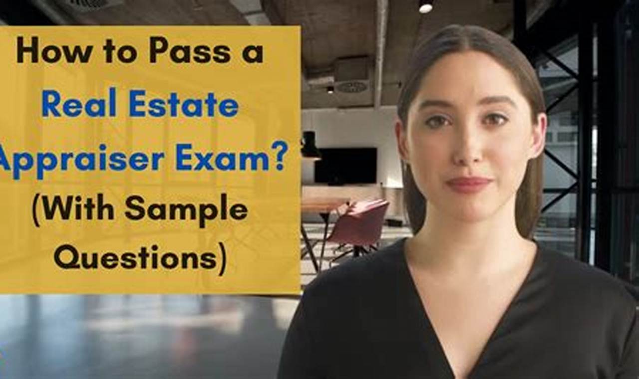 Real Estate Appraiser Exam 2024