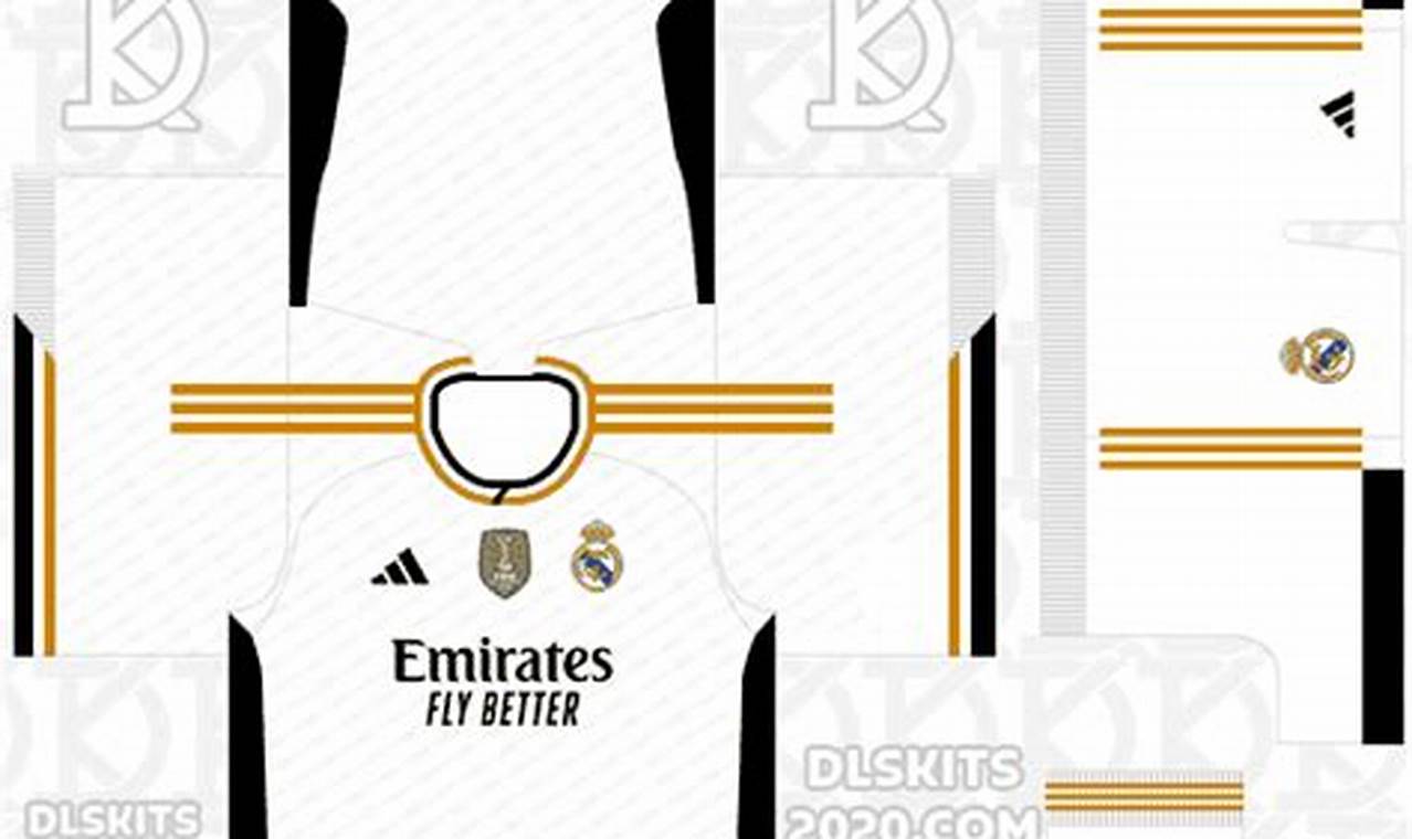 Real Madrid Kit 2024 Dream League Soccer