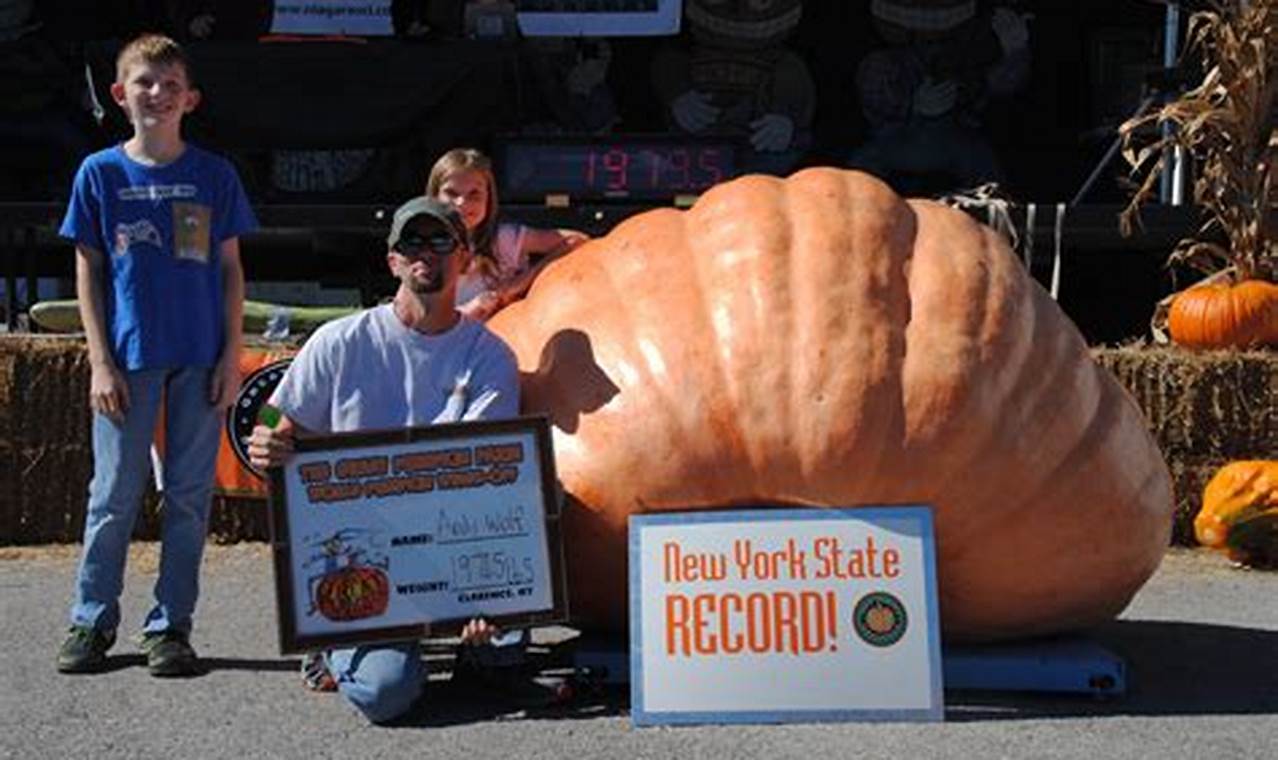 Record Breaking Pumpkin 2024