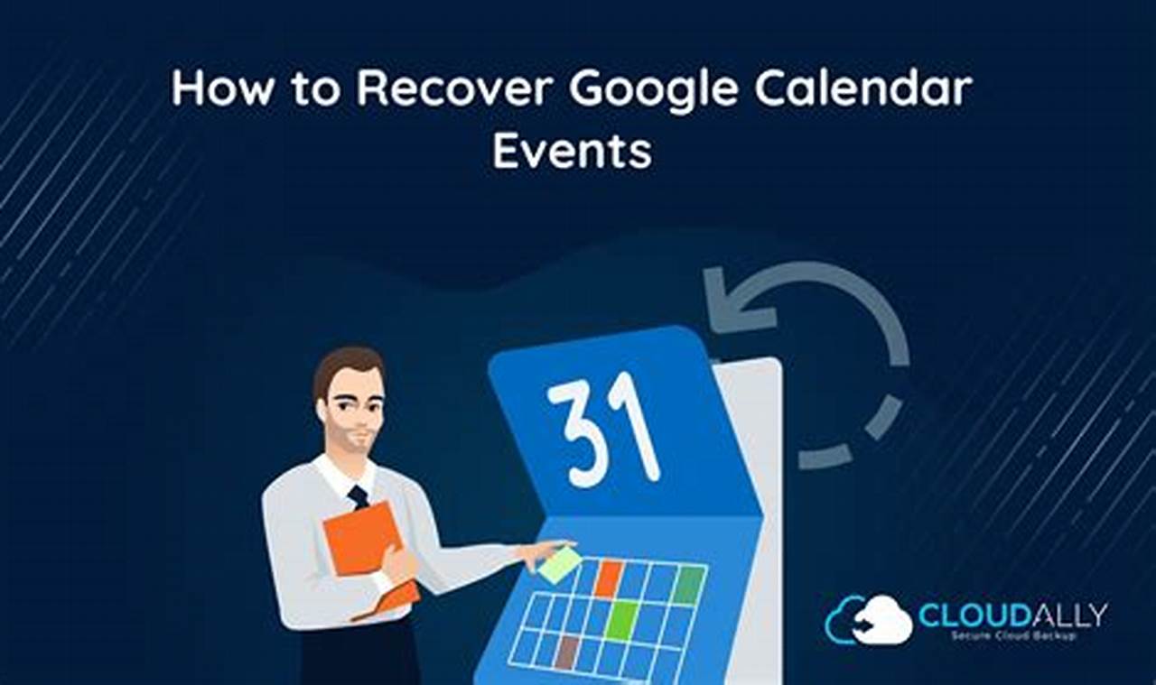 Recover Google Calendar